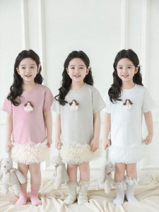 YOEHYAUL | Đầm Nữ Trang Trí Búp Bê Đa Lớp MESH Dễ Thương