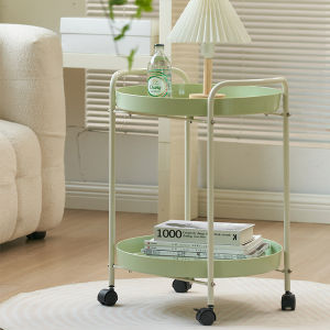 Nordic Style Sofa Side Table Living Room Cream Style Small Cart Simple Small Apartment Tea Table Design Storage Organization