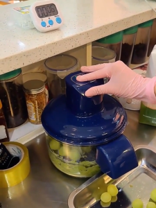 Automatic Electric Grape Peeler Machine - Hands-Free Skin Remover for Berries Fruits Fruit Prep Tool Effortless Peeling 电动水果剥皮机，去皮机