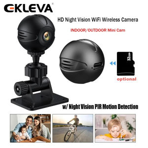 EKLEVA 1080P High-definition Mini Camera WiFi Hotspot  Night Vision PIR Motion Detection Outdoor Sports Cam HD Driving Recorder