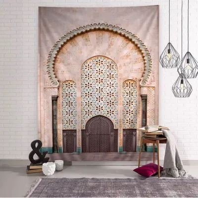 Moroccan Door Print Printed Large Wall Tapestry Cheap Hippie Wall Hanging Bohemian Wall Tapestries Mandala Home Decor