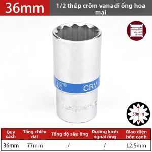 HONGQISHI | Bộ Dụng Cụ Tuýp Sửa Chữa Ô Tô Hình Sao 12 Đỉnh Loại E