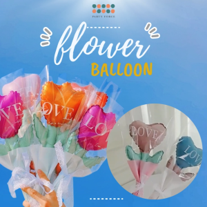 [SG Instock] Flower Balloon Bouquet Teachers Day Gift Daisy Heart Balloon Gift Corporate Door Gifts