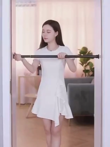 [ไม่เสียรูปไม่หลุดร่วง]ราวผ้าม่าน ไม่ต้องเจาะ แน่นหนาทนทาน ราวยืดหดได้ ราวตากผ้ายืดหดได้ ราวม่านห้องน้ำ รับหนัก500กก 70-460cm