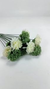 1 PCS Tangkai Rose Dandelion Single - Panjang 39CM Tangkai Kelopak Bunga Mawar Pom2 Anyelir Dandelion Artificial Satuan PCS untuk Buket Hiasan Cafe Ruang Tamu Rumah Hotel dan Dekorasi Papan Pelaminan Pernikahan Artifisial Import Murah Premium
