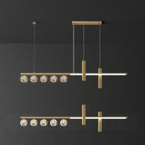 ZHENMEIJU | Minimalist Crystal Pendant Light