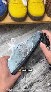 Premium Suede Nubuck Cleaning Kit Waterless Foam Shoe Cleaner Stain Remover Brush Care Set for Leather Sneaker UGG Winter Boots