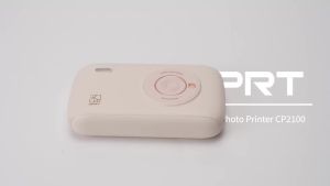 HPRT | HPRT CP2100 Portable Photo Printer for iPhone & Android 2.1x3.4 Mini Instant Color Printer Bluetooth 5.0 Type-C Charging Pink