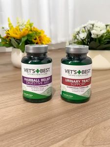 MEOWLO 60 TABLET VETS BEST HAIRBALL RELIEF DIGESTIVE AID URINARY SUPPLEMENT FOR CATS