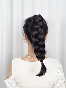 Ngoặm Tóc Giả Tết Bản To Dài 35cm Tóc Giả Bện Đuôi Ngựa Phong Cách Trung Hoa- PHỤ KIỆN RYRY