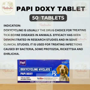 Papi Doxy 100mg Tablet Doxycycline Hyclate Antibacterial