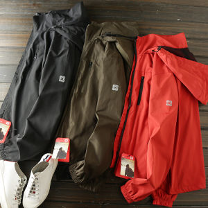 Áo Khoác Nam Mùa Thu Chống Gió Chống Thấm Nước Thể Thao Thường Ngày Có Mũ Trùm Đầu Áo Khoác Ngoài Thời Trang Thành Phố Cỡ Lớn