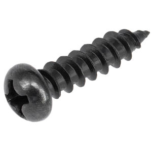 qd | Black 316 Stainless Steel Cross Recessed Self-Tapping Screws