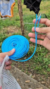 Defies Level 10 strong winds Clothes line Adjustable Clothesline No Clips Needed Heavy Duty Cloth Hanging Rope 3m/5m/10m Clothes hanging string Tali Jemuran Baju drying clothes rope 晾衣绳