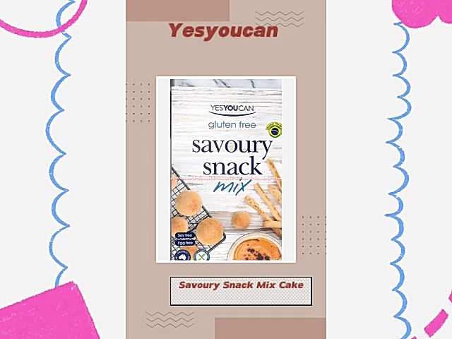 Yesyoucan 500gr Savoury Snack Mix Cake Mix Gluten & Dairy Free Tepung Premiks Premix Instan Bebas Glute