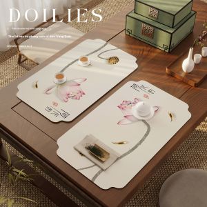 XXM | New Chinese Style Table Runner Absorbent Cuttable
