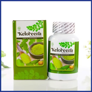 KELOREENA Kapsul Ekstrak Daun Kelor Asli 100% Original Moringan Oleifera Isi 50 Dan 100 Kapsul BPOM Halal