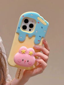 💗เทรนด์อินเทอร์เน็ตที่มีชื่อเสียง + ในสต็อก + กระต่ายปลาคอดน่ารักไอติมสนุกสนานสร้างสรรค์อินเทรนด์เข้ากันได้กับ iPhone 15 14 13 11 12 Pro MAX เคสป้องกันแบบกันแรงสั่นสะเทือนฝาครอบเนื้อนิ่ม Tpu ซิลิโคน3D เคสโทรศัพท์การ์ตูน