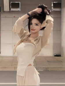 chaqi | Summer chiffon sunscreen clothing ultra-fairy Korean-style thin breathable versatile matching with halter dress shoulder shawl short open cardigan coat