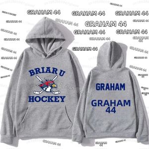 Áo Hoodie Thiết Kế Áo Đấu Khúc Côn Cầu Đại Học Briar Tay Dài Nam Nữ Chất Liệu Polyester Dệt Kim Phong Cách Thường Ngày Dành Cho Mùa Thu Đông