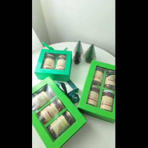 GREENFOOD QUARTET Gourmet Gift Box | Mix & Match 4 Bottles | Filipino Food Gift Set | Food Staples | Canned Fish