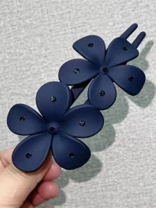 กิ๊บติดผมรูปดอกไม้สไตล์เกาหลี ประดับเพชร ที่หนีบผมแบบอ่อนๆ สำหรับผู้หญิง กิ๊บติดผมรูปปากเป็ด กิ๊บติดผมแบบอเนกประสงค์