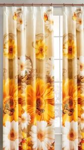 #LBH1 C1B-C67 Modern Langsir Curtain Semi Blackout Langsir Pintu Langsir Corak Tingkap Door Curtain Ready Stock  Malaysia