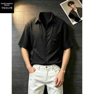YOULIN | Linen Leisure Shirt for Men Summer Wear