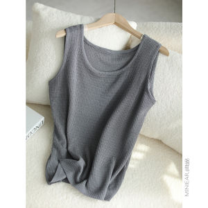 Xiao Er Produced [70.4% Natural Ramie] Easiest for Match Vest Waistcoat Female Spring and Summer Sleeveless T-Shirt Base Tops