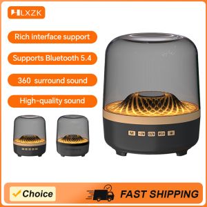 Portable Wireless Soundbar Bluetooth 5.3 Home Theater Speaker Subwoofer Hi-Fi Acoustic Breathing Lamp for Android IOS