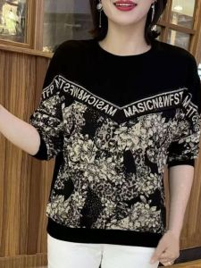 QIAOXIZI | Áo Khoác Lông Vũ Rộng Rãi Mới cho Phụ Nữ Già
