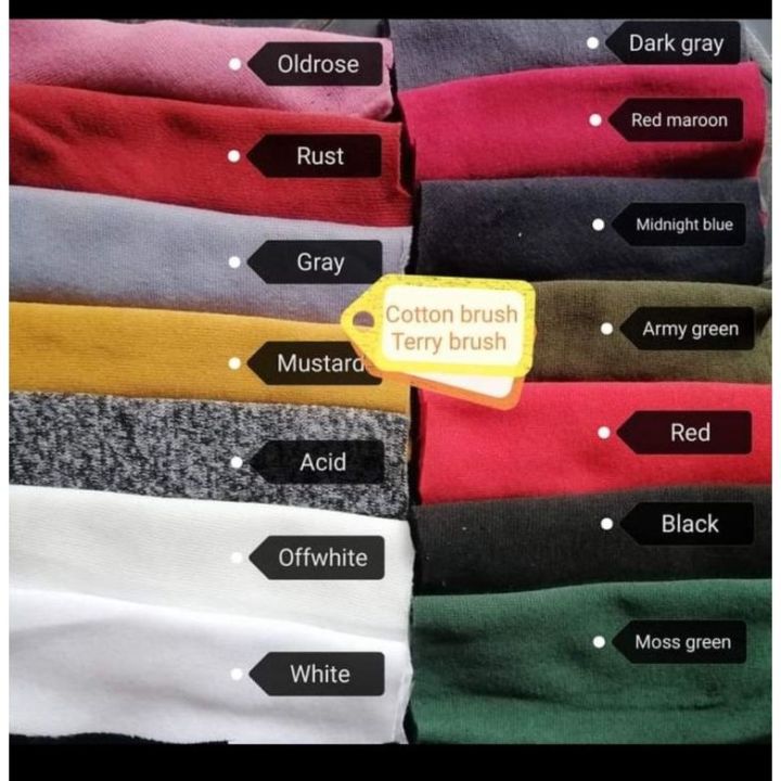 Cotton Terry  Shopee Philippines