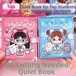 WANXUEXING | Original No-cutting Decompression Toy Sticker Book
