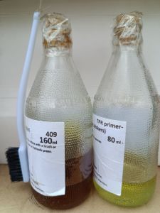 Greco Super power adhesive 409 160 ml + Primer 80ml for Reglue Shoes