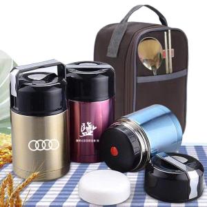 304 Stainless Steel Vacuum Insulated Thermal Jar Large Capacity Portable Porridge Cooking Pot