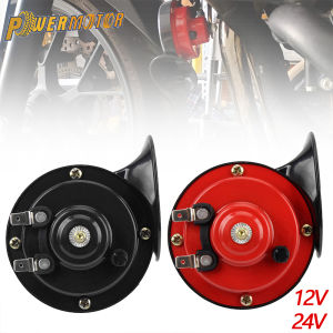 Motorcycle 12V 24V 60B Snail Air Horn Air Horn Auto Snail Horn Loud Horn for Motorcycle Car Truck SUV Boat Accessories
