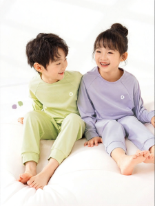 batubatu | Cotton Thin Long Sleeve Childrens Pajamas