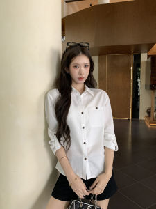 Elegant Luxury Slimming White Blouse