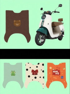 Decorative E-bike Footrest Mat
