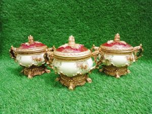pajangan Turki set / pajangan hias meja / dekorasi rumah / pajangan lemari kaca / stoples set turki