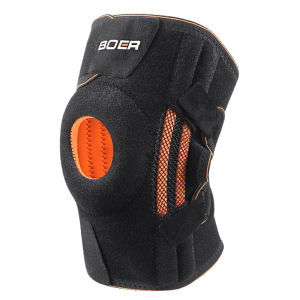 Boer Knee Brace with Side Stabilizers & Patella Gel Pads for Maximum Knee Pain Support and fast recovery for For Meniscus Tear