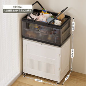 Foldable Dirty Clothes Basket Laundry Hamper Bathroom Home Storage Bucket Nordic Style Plastic Pure Color Haixin Brand
