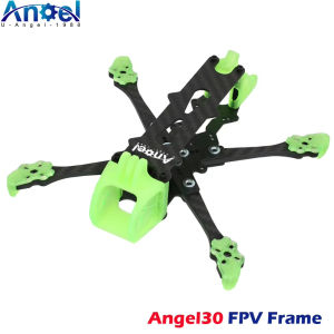Angel30 3Inch Cabron Firber Bộ khung Với 3D In RC Bay Không Người Lái đua FPV Hỗ Trợ 1103 1104 1106 1204 động cơ không chổi than Máy Bay