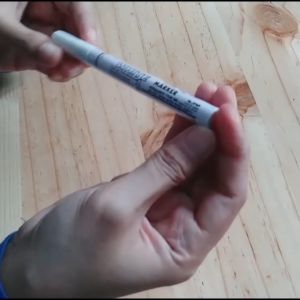 Spidol Permament Snowman Paint: Warna Emas, Perak, dan Putih