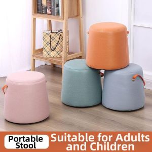 Portable Shoe Changing Fabric Stool