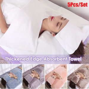 5PCS/Set Beauty Salon Fiber Towel Set Turban/Bed Towel/Chest Scarf/Bath Skirt/Pillow Cover Spa Massage Headscarf