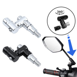 Seemetal phổ độ xe máy gương chiếu hậu tăng chiều cao Bộ chuyển đổi nối dài mã gương chiếu hậu chuyển đổi