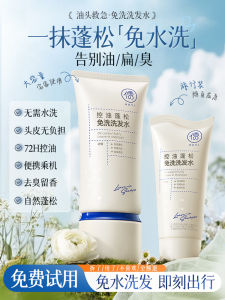 Portable Oil-Controlling Shampoo Spray Lazy Persons Cleaning Tool High-Volume No-Wash Hair Care Moisturizing Plush for All Hair Types