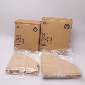 [SG STOCK] 100 Pcs Coffee Paper Drip Filter Paper Coffee Maker Filter Natural pulp Espresso Machine Mocha Pot Filter