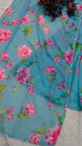 Magenta chinon Lehngha choli with Dupata